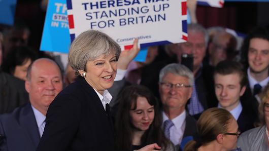 May Day: Britse kiezers zetten Brexit kracht bij